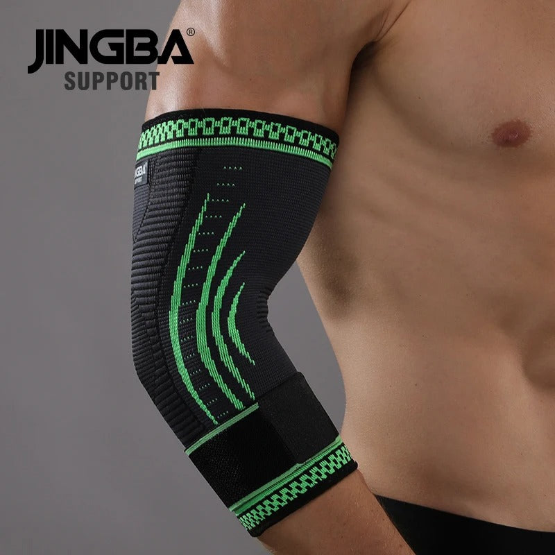 𝗝𝗜𝗡𝗚𝗕𝗔 ™ Compression Elbow Sleeve with Strap