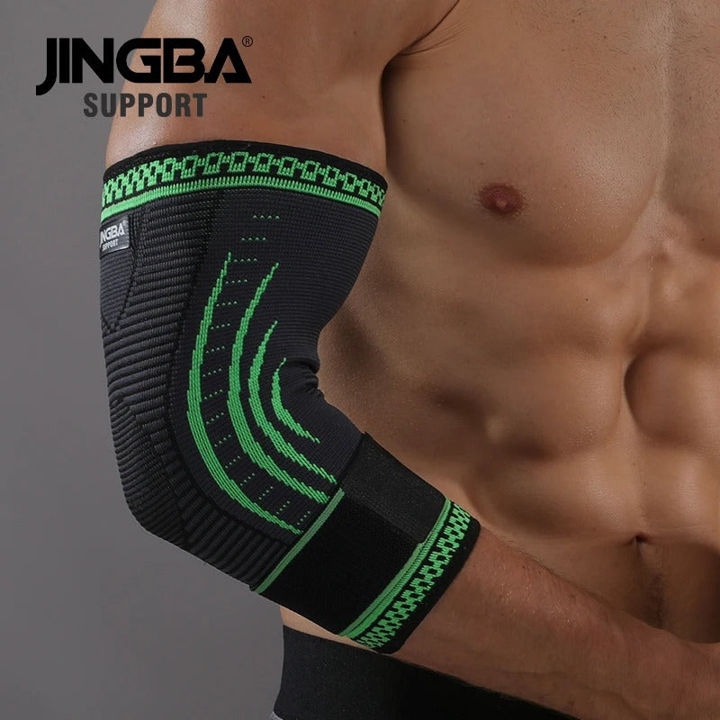 𝗝𝗜𝗡𝗚𝗕𝗔 ™ Compression Elbow Sleeve with Strap