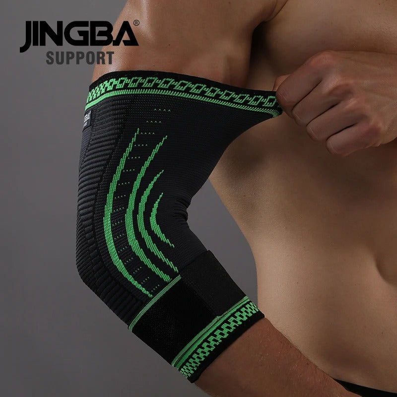𝗝𝗜𝗡𝗚𝗕𝗔 ™ Compression Elbow Sleeve with Strap
