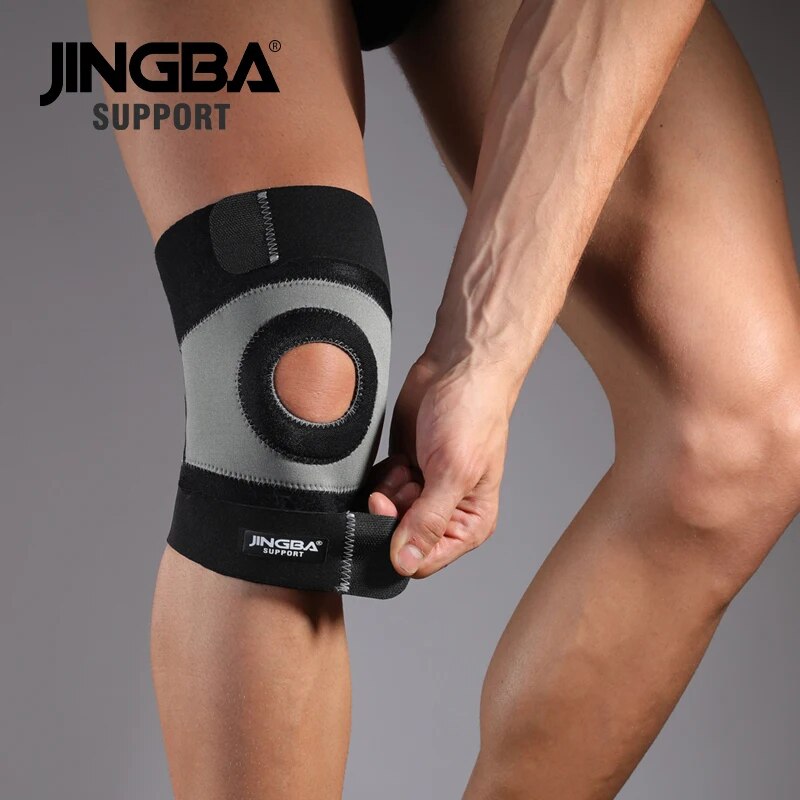 𝗝𝗜𝗡𝗚𝗕𝗔 ™ Adjustable knee brace with splints